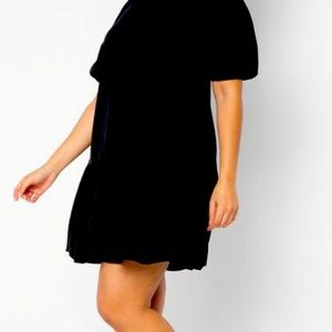 Cute three tie black dress